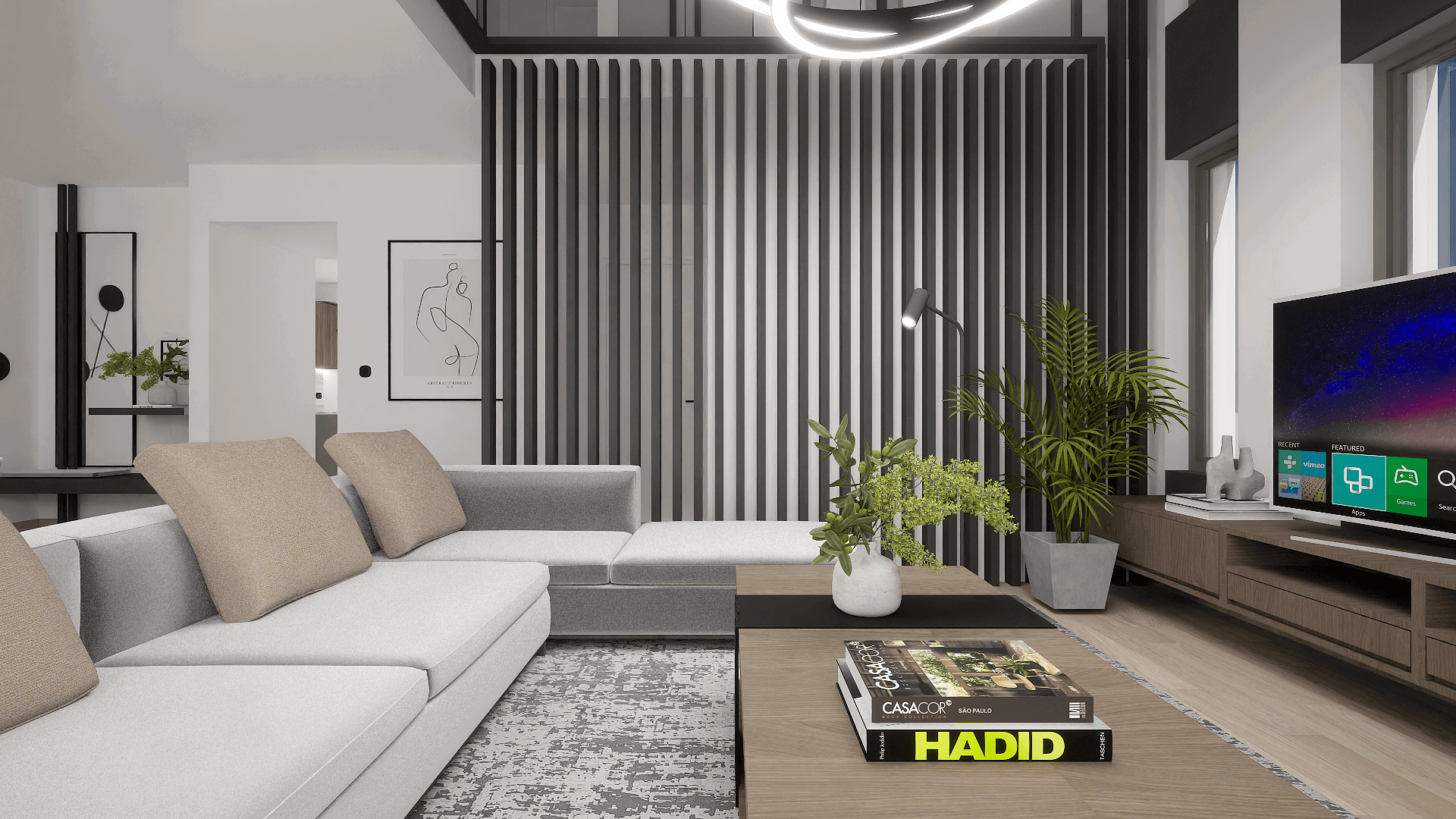 Mezonette Living Room 02